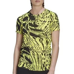Zdjęcie produktu Koszulka adidas Fast Allover Print Running HC6346 - czarno-żółta