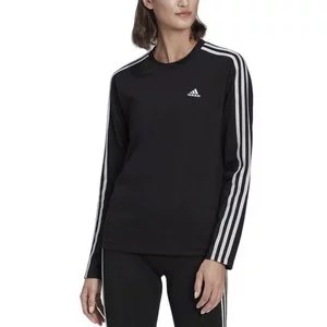 Zdjęcie produktu Koszulka adidas Sportswear Essentials 3-Stripes Long Sleeve HF7261 - czarna