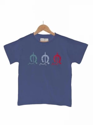 Zdjęcie produktu El Caballo Koszulka "Basics" w kolorze niebieskim rozmiar: 68