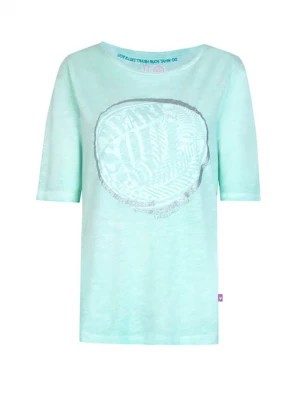 Zdjęcie produktu LIEBLINGSSTÜCK Koszulka "Candice" w kolorze miętowym rozmiar: L