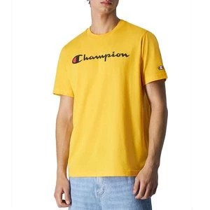 Zdjęcie produktu Koszulka Champion Embroidered Script Logo 219206-YS074 - żółta