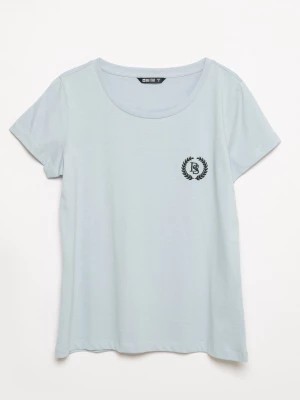 Zdjęcie produktu Koszulka damska z haftem na piersi błękitna Catterta 400 BIG STAR