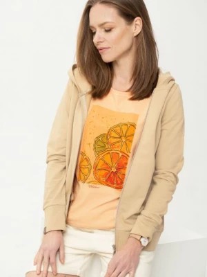 Zdjęcie produktu Koszulka damska z kolorowym motywem owocowym T-KOKTAIL Volcano