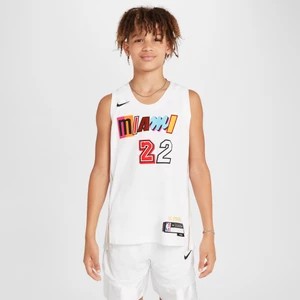 Zdjęcie produktu Koszulka dla dużych dzieci Nike Dri-FIT NBA Swingman Jimmy Butler Miami Heat City Edition - Biel