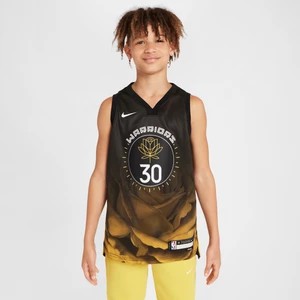 Zdjęcie produktu Koszulka dla dużych dzieci Nike Dri-FIT NBA Swingman Stephen Curry Golden State Warriors City Edition - Czerń