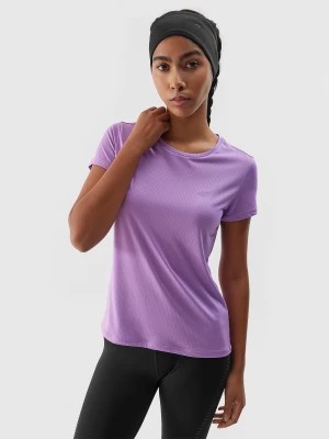 Zdjęcie produktu Koszulka do biegania szybkoschnąca damska - fioletowa 4F