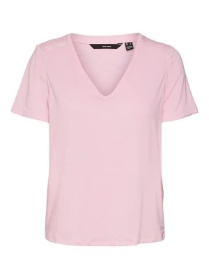 Zdjęcie produktu Vero Moda Koszulka "Marijune" w kolorze jasnoróżowym rozmiar: XS