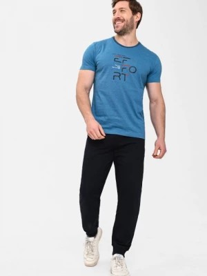 Zdjęcie produktu Koszulka melanżowa męska z krótkim rękawem T-EFFORT Volcano