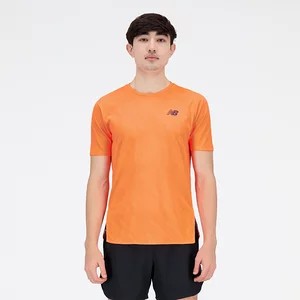 Zdjęcie produktu Koszulka męska New Balance MT23281NDF - pomarańczowe