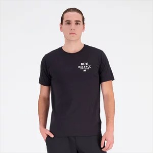 Zdjęcie produktu Koszulka męska New Balance MT31909BK - czarna