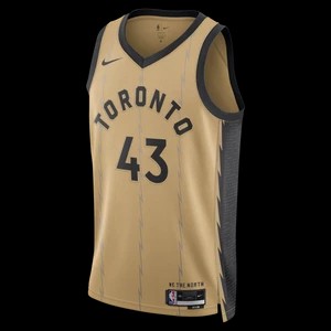 Zdjęcie produktu Koszulka męska Nike Dri-FIT NBA Swingman Pascal Siakam Toronto Raptors City Edition 2023/24 - Brązowy