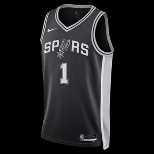 Zdjęcie produktu Koszulka męska Nike Dri-FIT NBA Swingman San Antonio Spurs Icon Edition 2022/23 - Czerń