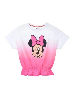 Zdjęcie produktu MINNIE MOUSE Koszulka "Minnie" w kolorze biało-różowym rozmiar: 104