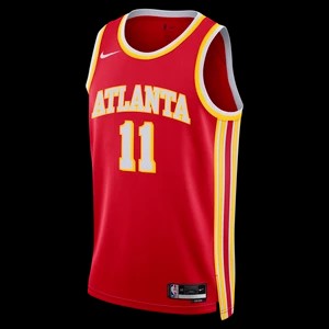 Zdjęcie produktu Koszulka męska Nike Dri-FIT NBA Swingman Atlanta Hawks Icon Edition 2022/23 - Czerwony