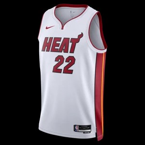 Zdjęcie produktu Koszulka męska Nike Dri-FIT NBA Swingman Miami Heat Association Edition 2022/23 - Biel