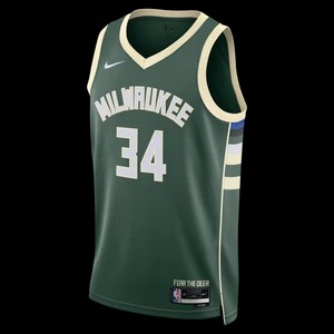 Zdjęcie produktu Koszulka męska Nike Dri-FIT NBA Swingman Milwaukee Bucks Icon Edition 2022/23 - Zieleń