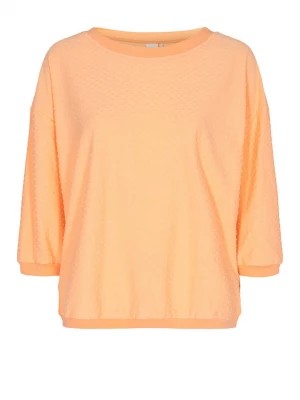 Zdjęcie produktu NÜMPH Koszulka "Nubrighed Dobby" w kolorze brzoskwiniowym rozmiar: XS