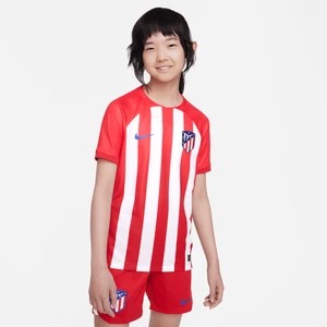 Zdjęcie produktu Koszulka piłkarska dla dużych dzieci Nike Dri-FIT Atlético Madryt Stadium 2023/24 (wersja domowa) - Czerwony
