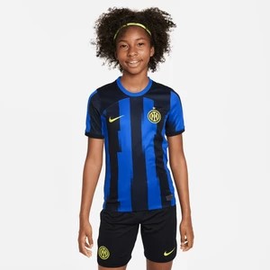 Zdjęcie produktu Koszulka piłkarska dla dużych dzieci Nike Dri-FIT FC Inter Mediolan 2023/24 (wersja domowa) - Niebieski