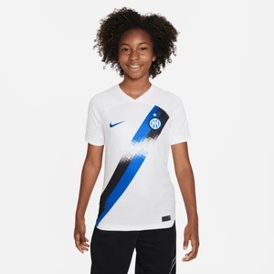Zdjęcie produktu Koszulka piłkarska dla dużych dzieci Nike Dri-FIT FC Inter Mediolan 2023/24 (wersja wyjazdowa) - Biel