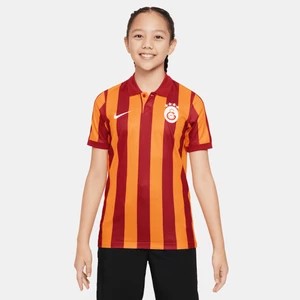 Zdjęcie produktu Koszulka piłkarska z krótkim rękawem dla dużych dzieci Nike Dri-FIT Galatasaray Stadium 2023/24 (wersja trzecia) - Pomarańczowy