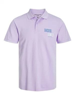 Zdjęcie produktu Jack & Jones Koszulka polo "JCOCOAST" w kolorze fioletowym rozmiar: S