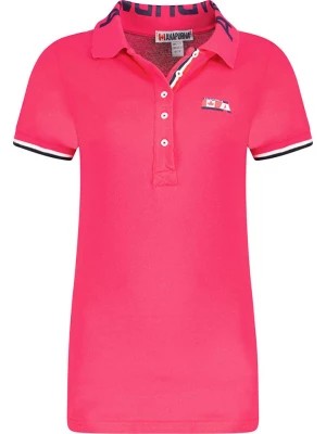 Zdjęcie produktu ANAPURNA Koszulka polo "Kanolana" w kolorze różowym rozmiar: XXL