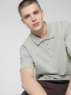 Zdjęcie produktu Koszulka polo męska - szara OUTHORN