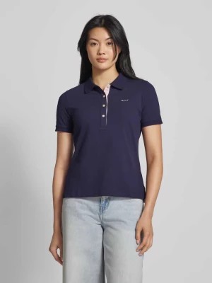 Zdjęcie produktu Koszulka polo o kroju regular fit w jednolitym kolorze Gant
