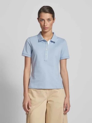 Zdjęcie produktu Koszulka polo o kroju regular fit w jednolitym kolorze Gant