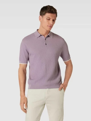 Zdjęcie produktu Koszulka polo o kroju regular fit z fakturowanym wzorem Emporio Armani