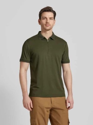 Zdjęcie produktu Koszulka polo o kroju regular fit z listwą na zamek błyskawiczny model ‘FAVE’ Selected Homme