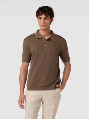 Zdjęcie produktu Koszulka polo o kroju regular fit z paskami w kontrastowym kolorze Marc O'Polo