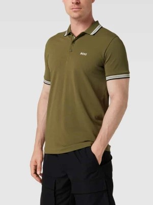 Zdjęcie produktu Koszulka polo o kroju regular fit z wyhaftowanym logo model ‘Paddy’ BOSS Green