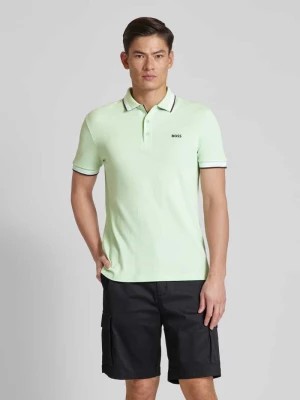 Zdjęcie produktu Koszulka polo o kroju regular fit z wyhaftowanym logo model ‘PADDY’ BOSS Green