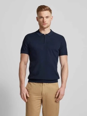Zdjęcie produktu Koszulka polo o kroju regular fit z zamkiem błyskawicznym model ‘Vancro’ JOOP! Collection