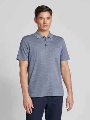 Zdjęcie produktu Koszulka polo o kroju regular fit ze wzorem na całej powierzchni RAGMAN