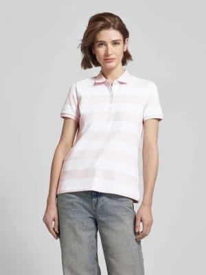 Zdjęcie produktu Koszulka polo o kroju regular fit ze wzorem w blokowe pasy montego