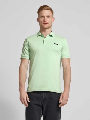 Zdjęcie produktu Koszulka polo o kroju slim fit w jednolitym kolorze CK Calvin Klein