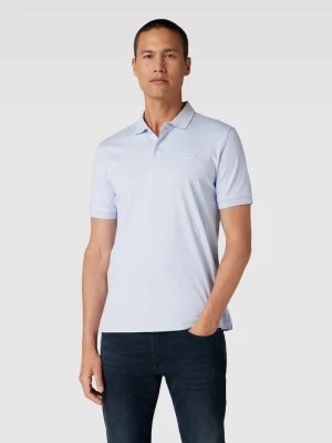 Zdjęcie produktu Koszulka polo o kroju slim fit z bawełny z detalem z logo CK Calvin Klein