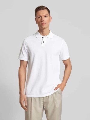 Zdjęcie produktu Koszulka polo o kroju slim fit z krótką listwą guzikową model ‘Prime’ Boss Orange