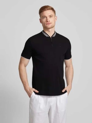 Zdjęcie produktu Koszulka polo o kroju slim fit z paskami w kontrastowym kolorze Emporio Armani
