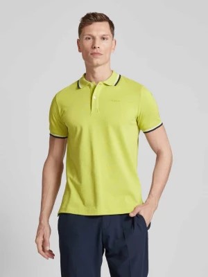 Zdjęcie produktu Koszulka polo o kroju slim fit z paskami w kontrastowym kolorze Geox