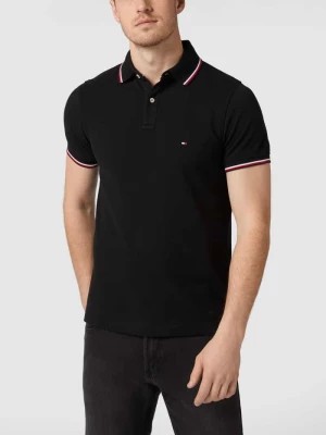 Zdjęcie produktu Koszulka polo o kroju slim fit z paskami w kontrastowym kolorze Tommy Hilfiger