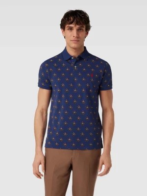 Zdjęcie produktu Koszulka polo o kroju slim fit z wzorem na całej powierzchni Polo Ralph Lauren