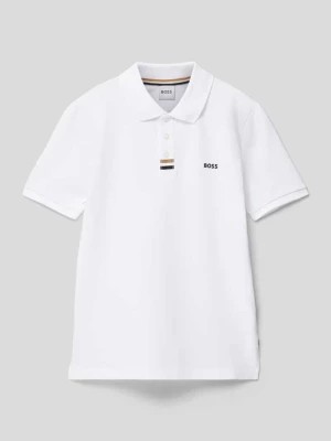 Zdjęcie produktu Koszulka polo z detalami z logo Boss