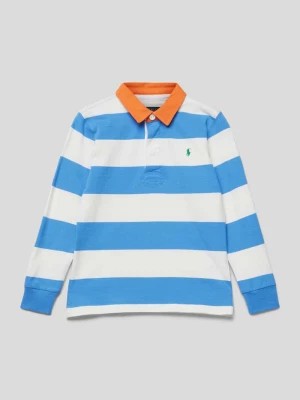 Zdjęcie produktu Koszulka polo z długim rękawem i wzorem w paski Polo Ralph Lauren Teens