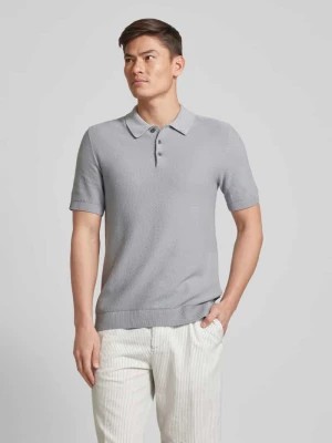 Zdjęcie produktu Koszulka polo z fakturowanym wzorem model ‘BLUSANDRI’ Jack & Jones Premium