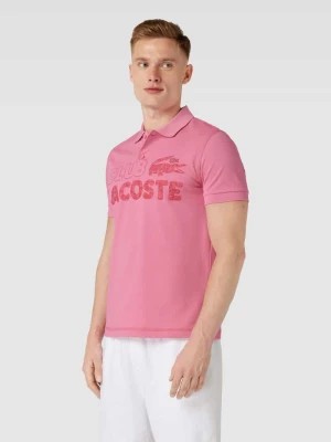 Zdjęcie produktu Koszulka polo z nadrukiem z logo Lacoste