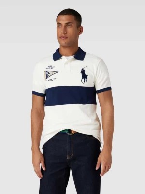 Zdjęcie produktu Koszulka polo z paskami w kontrastowym kolorze model ‘Maritim’ Polo Ralph Lauren